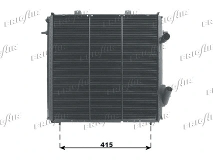 Radiator, engine cooling (0109.2064)
