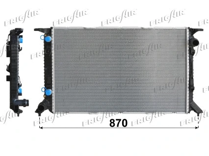Radiator, engine cooling (0110.3148)