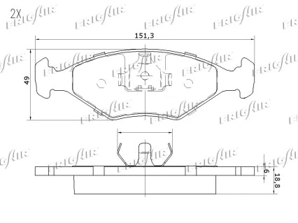 Brake Pad Set, disc brake