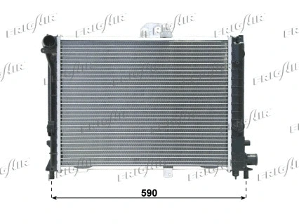 Radiator, engine cooling (0122.2070)