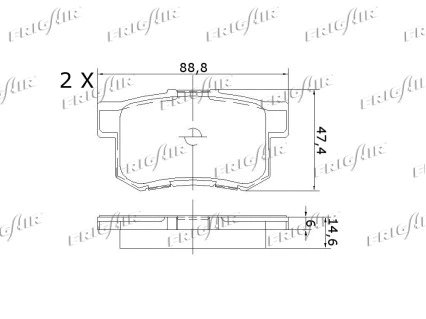 Brake Pad Set, disc brake