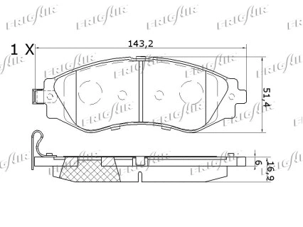 Brake Pad Set, disc brake
