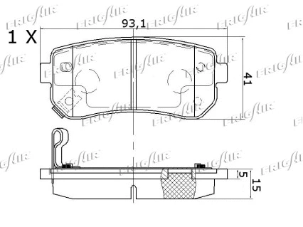 Brake Pad Set, disc brake