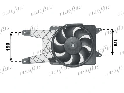Fan, engine cooling (0504.1203)