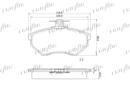 Brake Pad Set, disc brake