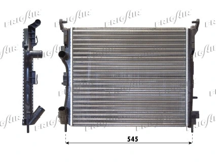 Radiator, engine cooling (0109.3091)