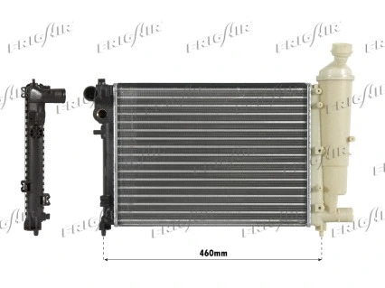 Radiator, engine cooling (0108.3078)