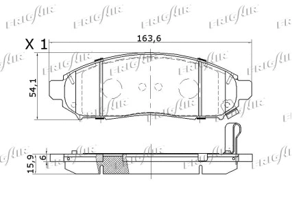 Brake Pad Set, disc brake