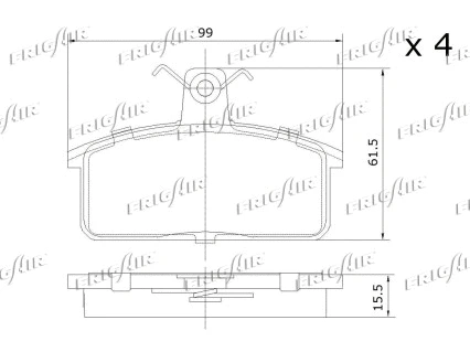 Brake Pad Set, disc brake