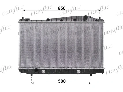 Radiator, engine cooling (0131.3023)