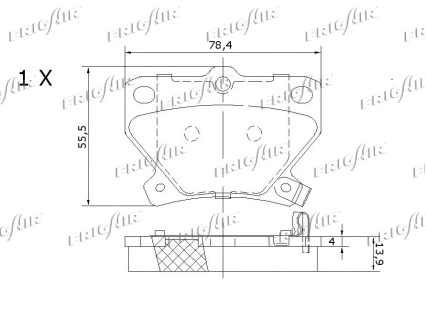 Brake Pad Set, disc brake