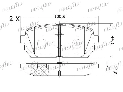 Brake Pad Set, disc brake