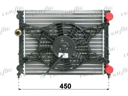 Radiator, engine cooling (0140.3009)