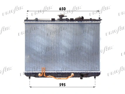 Radiator, engine cooling (0133.3024)