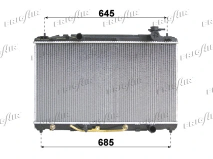 Radiator, engine cooling (0115.3120)