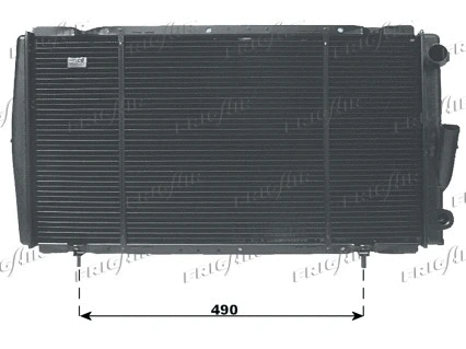 Radiator, engine cooling (0109.2045)