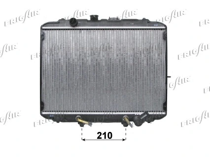 Radiator, engine cooling (0128.3058)
