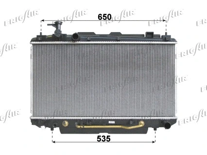Radiator, engine cooling (0115.3169)