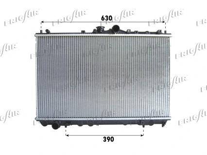 Radiator, engine cooling (0116.3027)