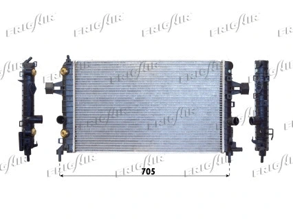 Radiator, engine cooling (0107.3115)