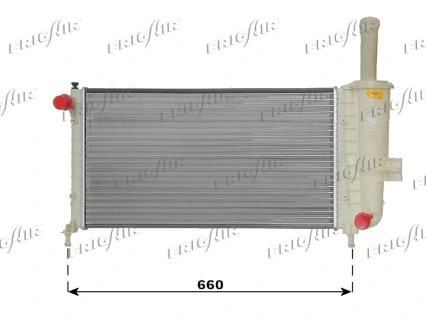 Radiator, engine cooling (0104.3030)