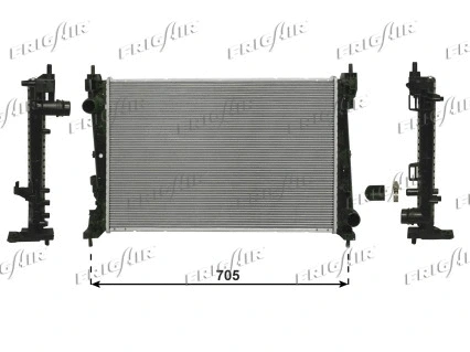 Radiator, engine cooling (0104.3129)