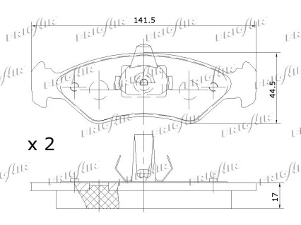 Brake Pad Set, disc brake
