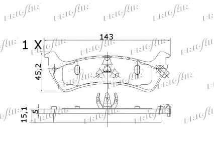 Brake Pad Set, disc brake