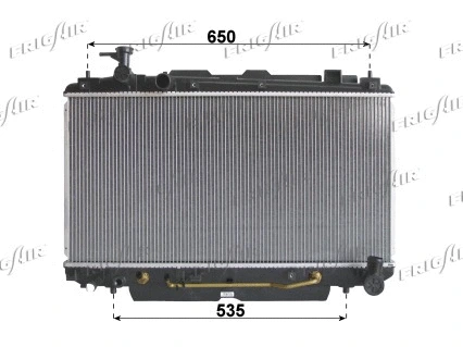 Radiator, engine cooling (0115.3170)