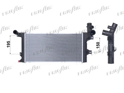 Radiator, engine cooling (0206.3007)
