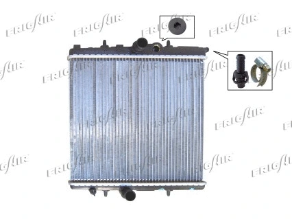 Radiator, engine cooling (0108.3034)