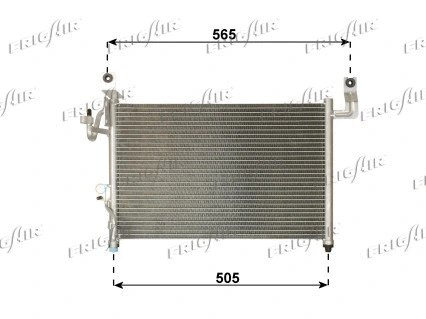 Condenser, air conditioning (0825.3023)