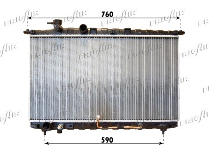 Radiator, engine cooling (0128.3094)