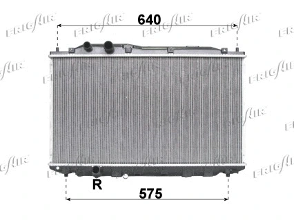 Radiator, engine cooling (0119.3022)