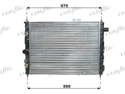 Radiator, engine cooling (0107.3025)