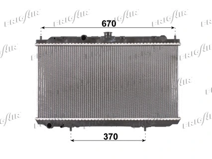 Radiator, engine cooling (0121.3005)