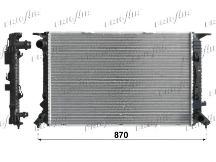 Radiator, engine cooling (0110.3144)