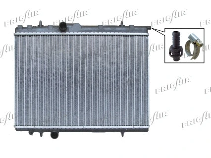 Radiator, engine cooling (0108.3071)
