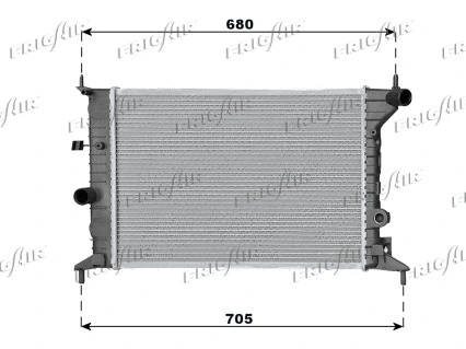 Radiator, engine cooling (0107.3048)