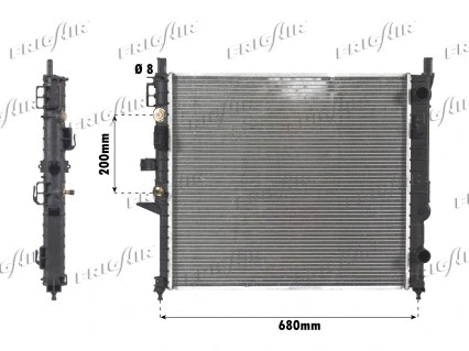 Radiator, engine cooling (0106.3083)