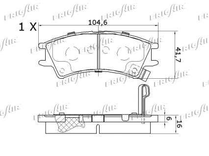 Brake Pad Set, disc brake