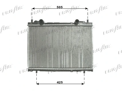 Radiator, engine cooling (0104.3085)