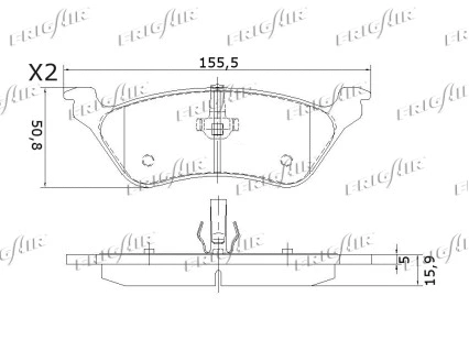 Brake Pad Set, disc brake