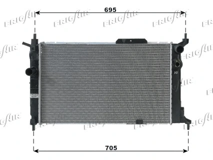 Radiator, engine cooling (0107.2037)