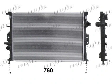 Radiator, engine cooling (0105.3111)