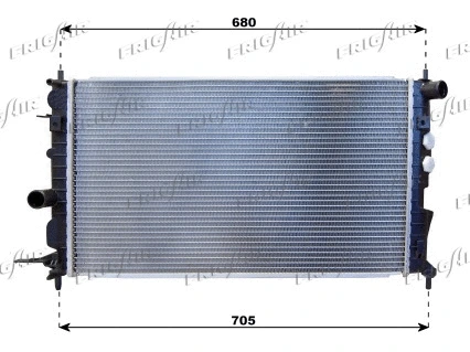 Radiator, engine cooling (0107.3061)