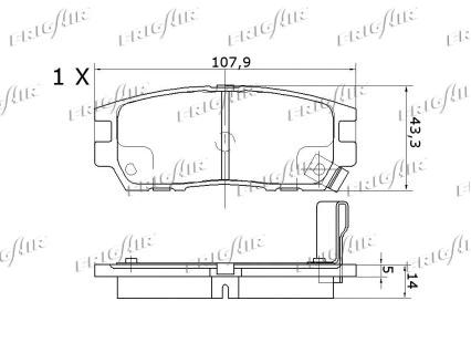 Brake Pad Set, disc brake