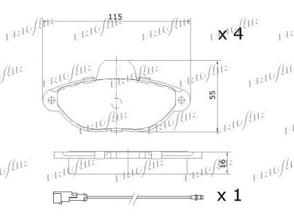 Brake Pad Set, disc brake