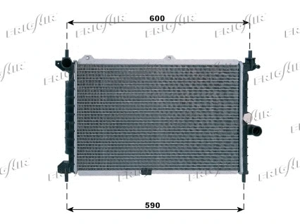 Radiator, engine cooling (0107.3001)