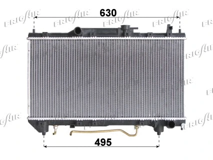 Radiator, engine cooling (0115.3127)